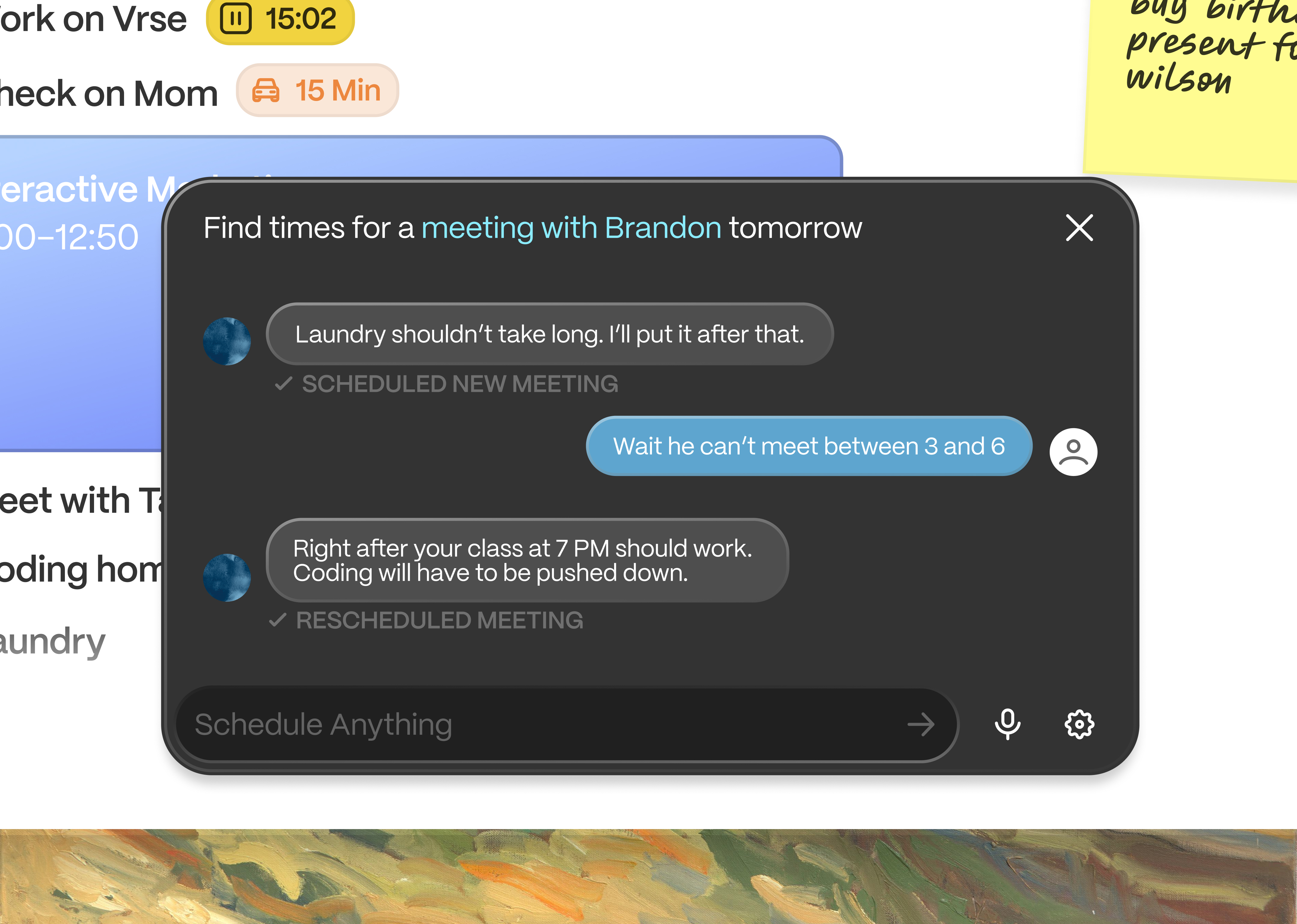Sundial island interaction